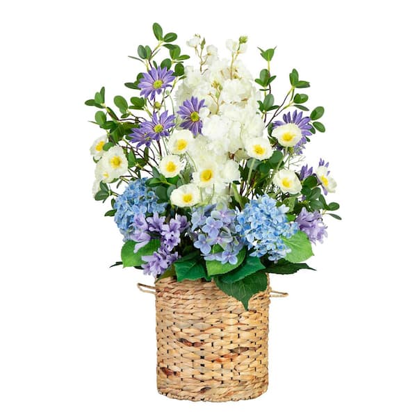 Nearly Natural 31in. Multi-Colored Artificial Mixed Flower