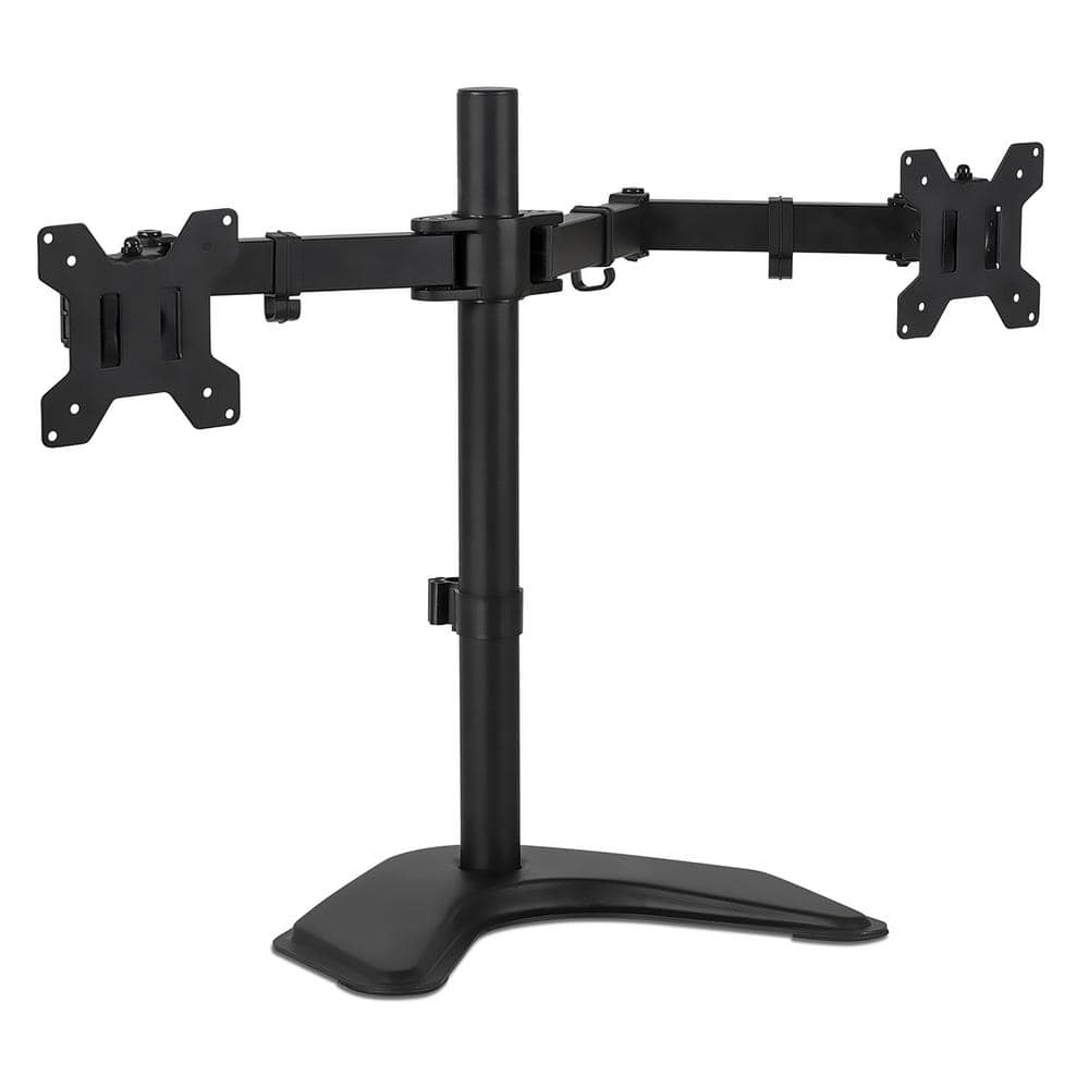 MOUNTUP Dual Monitor Stand Desk Mount - Fully Adjustable Gas Spring Monitor  Arm, Dual Monitor Mount with C Clamp/Grommet Base, Removable VESA Bracket