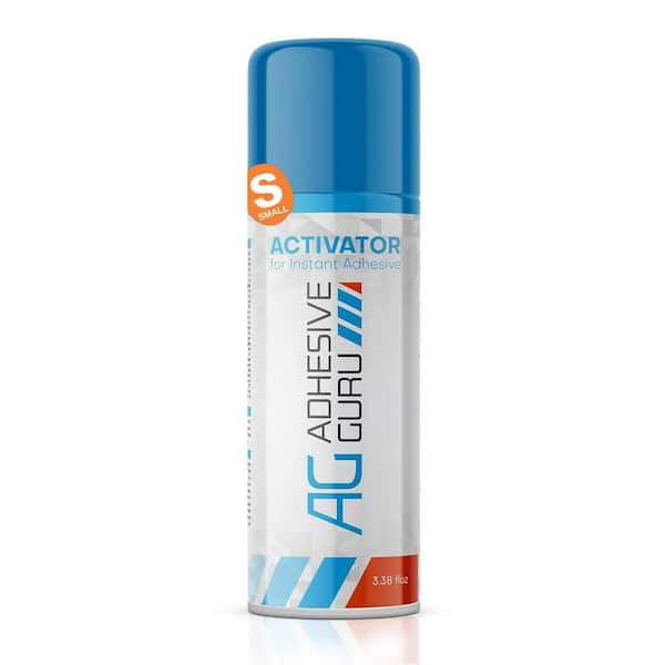 AG210A Activator Spray (3.38 fl oz) for CA Glue, Clear Adhesive Accelerator Spray for Super Glues (1 pack)