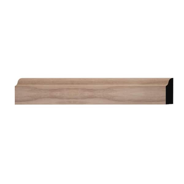 Ekena Millwork WM916 0.38 in. D x 1.25 in. W x 6 in. L Wood (Walnut) Casing Sample