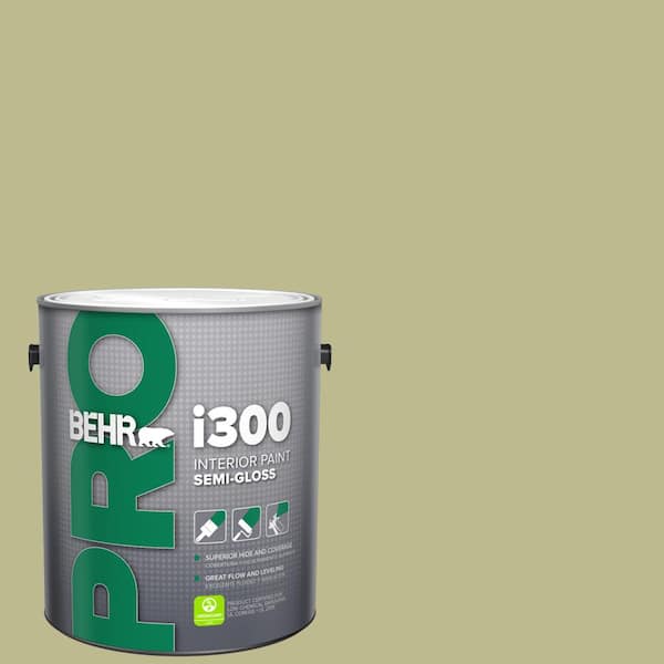 BEHR PRO 1 gal. #S340-4 Back To Nature Semi-Gloss Interior Paint
