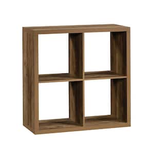 29.843 in. W Rural Pine 4-Cube Accent Bookcase