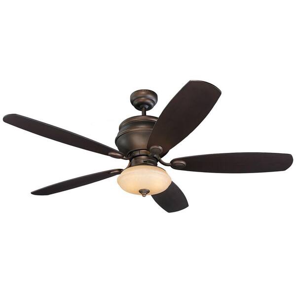 Generation Lighting Weatherstar 52 in. Roman Bronze Ceiling Fan with Grain ABS Blades