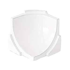 Internal Angle NSM and NS4M Antib White 2-3/4 in. x 9/16 in. Complement Aluminum Tile Edging Trim