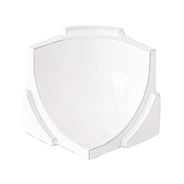 EMAC Internal Angle NSM and NS4M Antib White 2-3/4 in. x 9/16 in. Complement Aluminum Tile Edging Trim
