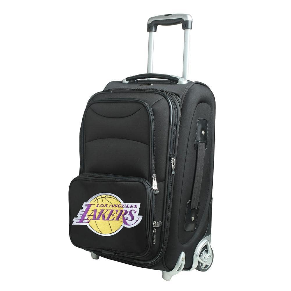 Denco NBA Los Angeles Lakers 21 in. Black Carry-On Rolling