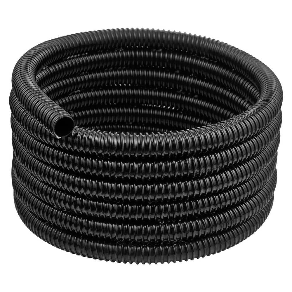 21 ft. Corrugated Pond Tubing, 1 in. Inner Diameter, Flexible PVC Hose, Black Plastic Corrugated Water Tubing (1 pcs) price history on PriceWatchPro