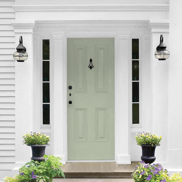 Glidden Essentials 1 gal. PPG1124-4 Light Sage Semi-Gloss Exterior
