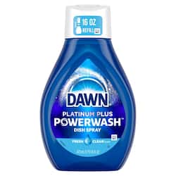 Dawn Platinum Powerwash Dish Spray 16 oz. Fresh Scent Dish Soap refill