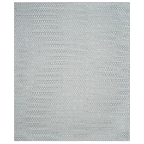 Montauk Ivory/Light Blue 8 ft. x 10 ft. Multi-Point Geometric Diamonds Area Rug