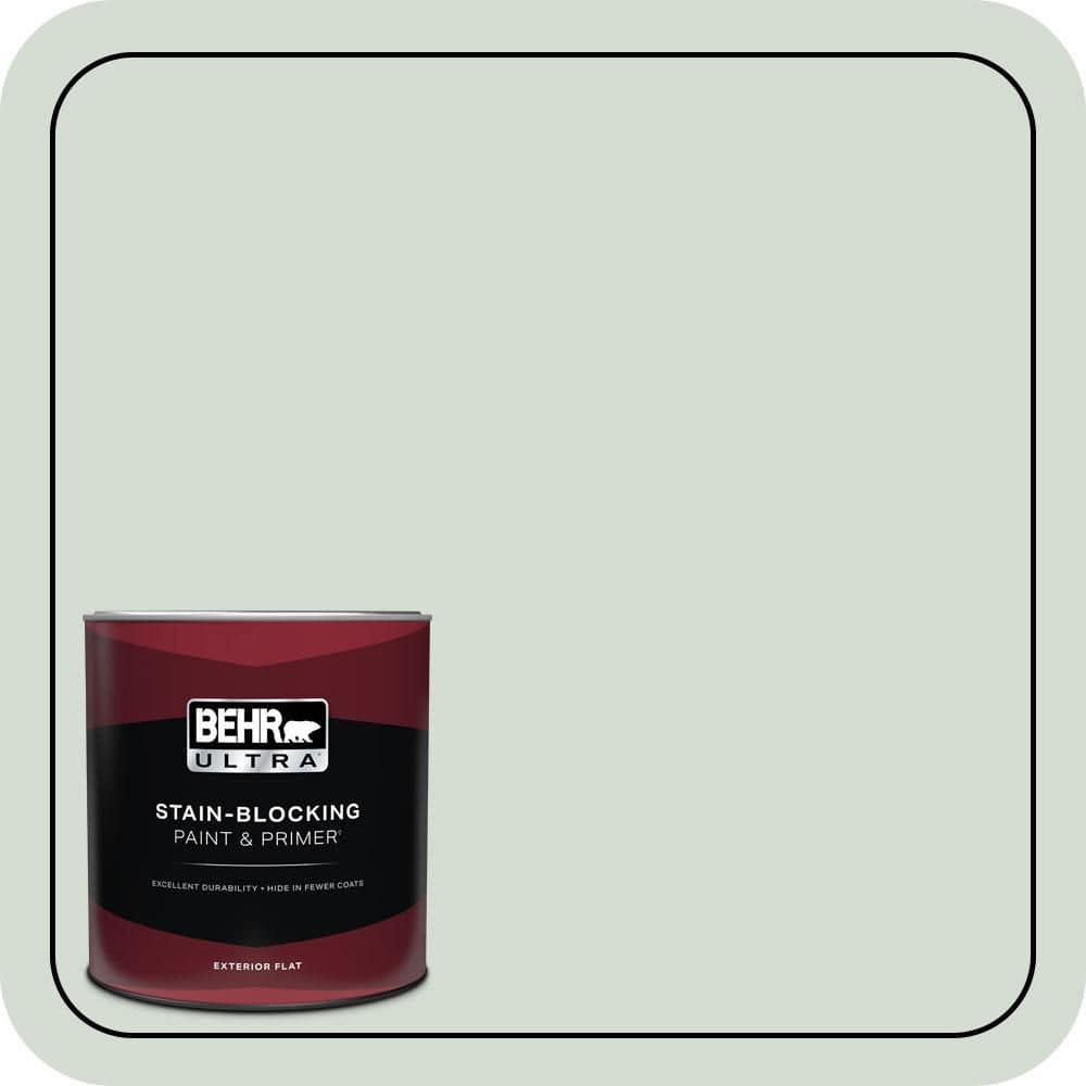 1 qt. #N400-1 Mountain Morn Flat Exterior Paint & Primer price history on PriceWatchPro