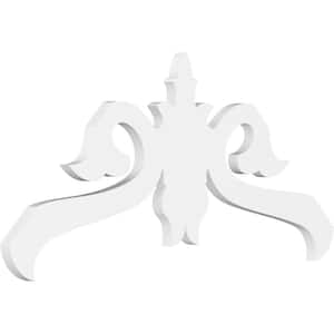1 in. x 36 in. x 18 in. (12/12) Pitch Florence Gable Pediment Architectural Grade PVC Moulding