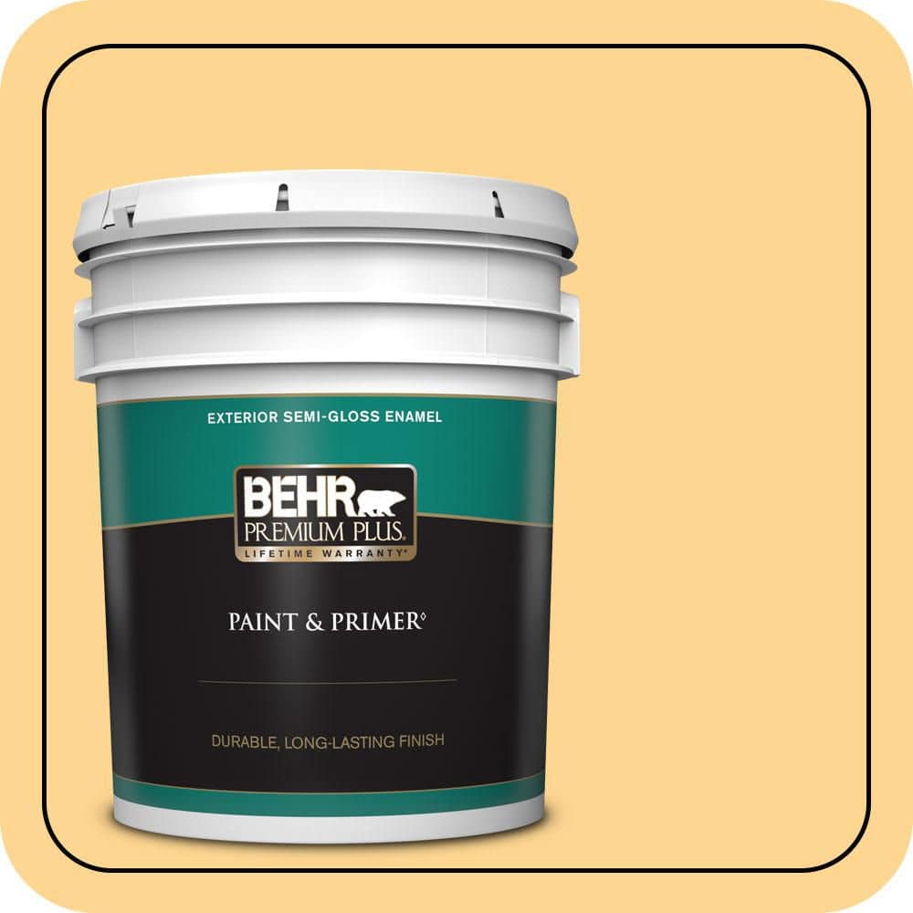 5 gal. #310B-4 Cornmeal Semi-Gloss Enamel Exterior Paint & Primer product image for price tracking