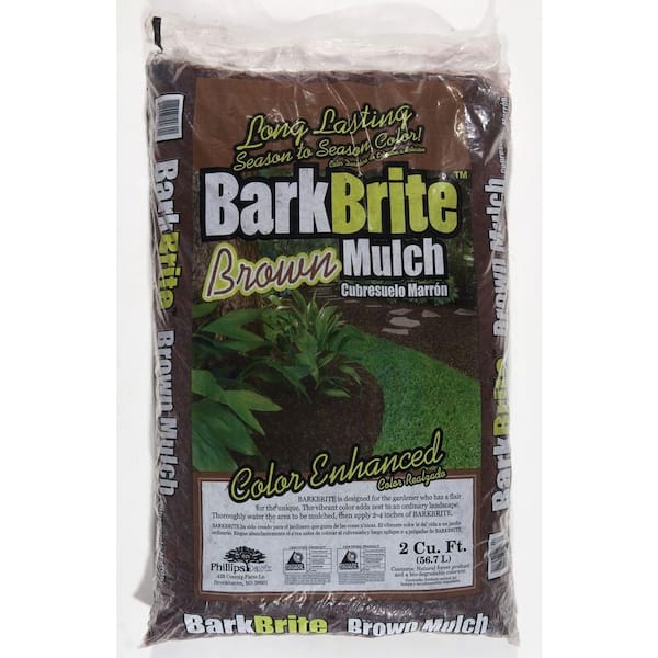 Bark Brite Brown Colored Mulch 133614 - The Home Depot