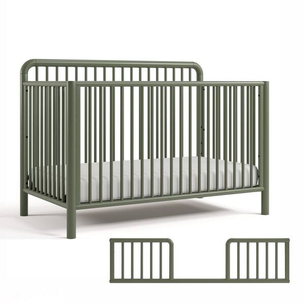 Storkcraft Porto Olive 5-in-1 Convertible Crib 04523-10A - The