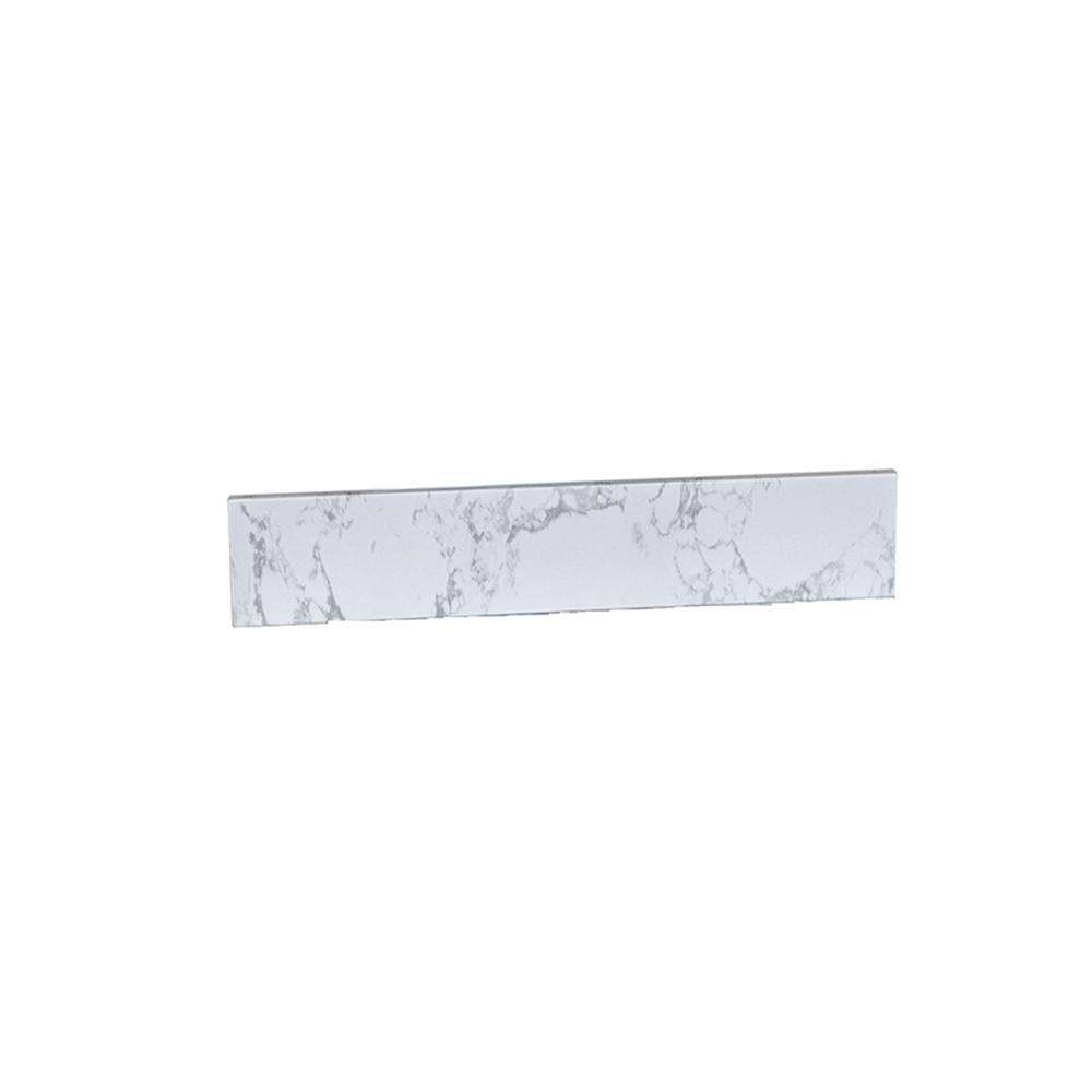 37 in. W Engineered Stone Reversible Bathroom Vanity Top Back Splashback in White price history on PriceWatchPro