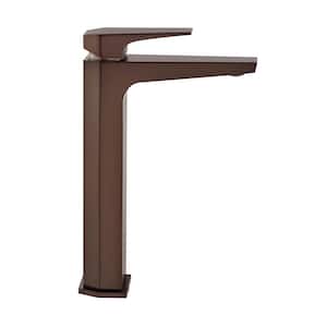 Voltaire Single-Handle Single-Hole High-Arc Bathroom Faucet in Oil Rubbed Bronze