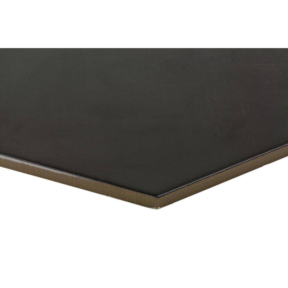 Turner Dark Gray Hexagon Porcelain Floor and Wall Tile