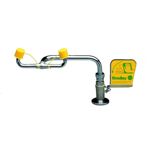 Bradley Laboratory Swing Away Deck Mount Eyewash Fixture