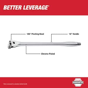 1/2 in. Drive 15 in. Breaker Bar and 1/2 in. Drive 24 in. Breaker Bar (2-Piece)