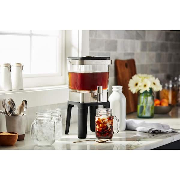 Inficere progressiv upassende KitchenAid 4.75 Cup Silver Cold Brew Coffee Maker KCM5912SX - The Home Depot