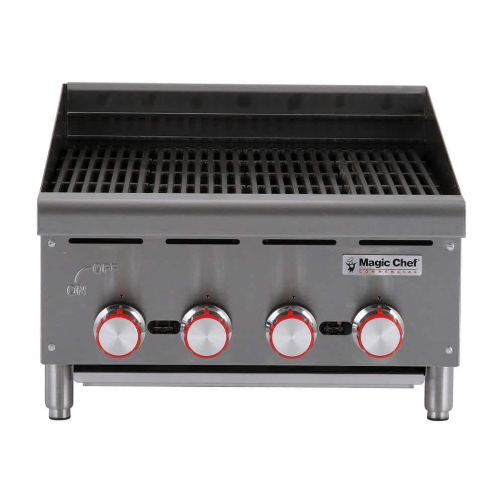 24 in. Commercial Countertop Radiant Char Broiler