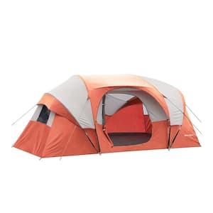 10-Person Portable Dome Tent in Red with ‎Carry Bag for Camping, Hiking, Backpacking, Traveling