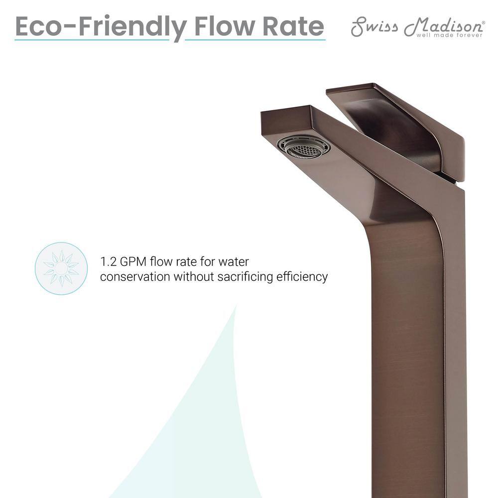 Voltaire Oil Rubbed Bronze High Arc Bathroom Faucet