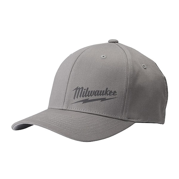 Milwaukee Large/Extra Large Gray Fitted Hat