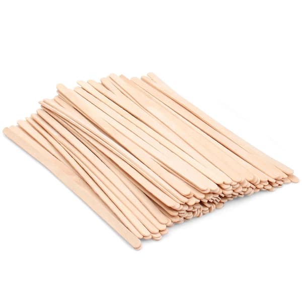 7.5 in. Disposable Wood Coffee and Cocktail Stirrers with for Coffee, Beverage, and as Coffee Bar Accessories (100-Pack)