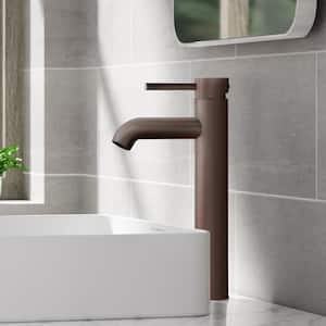 Ivy Single-Handle High-Arc Single-Hole Bathroom Faucet in Oil Rubbed Bronze