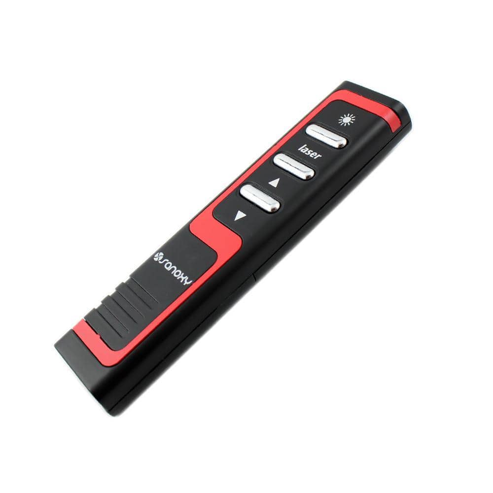 Power Point Presenter Wireless USB Presenter Pointer for PPT, Black