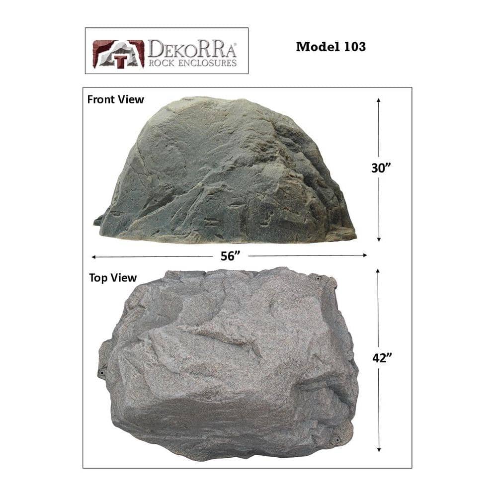 Large Riverbed Gray Textured Garden Stone Cover
