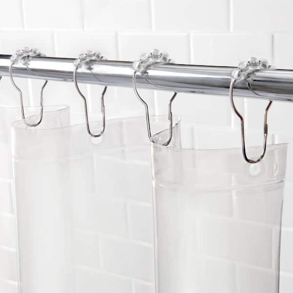 Clear Shower Curtain Liner, Shower Curtain And Liner Set