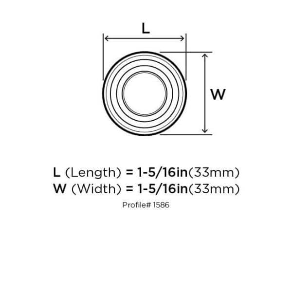 Satin Nickel Round Cabinet Knob Multipack with Mounting Hardware
