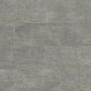 MSI Ridgestone Concrete 12 in. x 24 in. Matte Ceramic Floor and Wall ...
