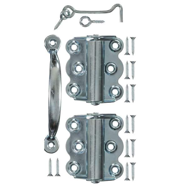 Wright Products Screen and Storm Door Set in Zinc Plated