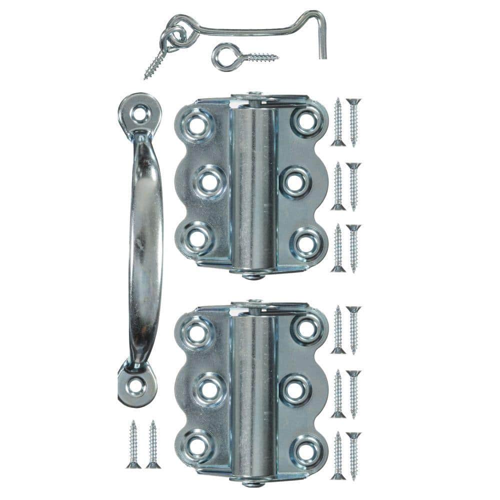 Wright Products Screen and Storm Door Set in Zinc Plated V29HZP
