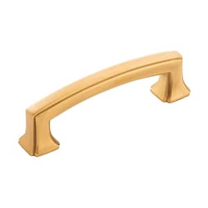 HICKORY HARDWARE Heritage Designs 3-in (76.2 mm) Center-to-Center Brushed Brass  Drawer Cup Pull (10-Pack ) R077748BBX10B - The Home Depot