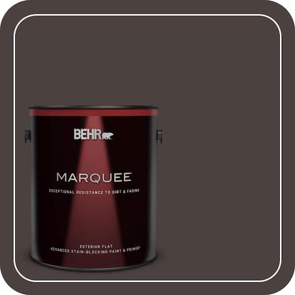 BEHR MARQUEE 1 gal. #PPU5-20 Sweet Molasses Flat Exterior Paint & Primer