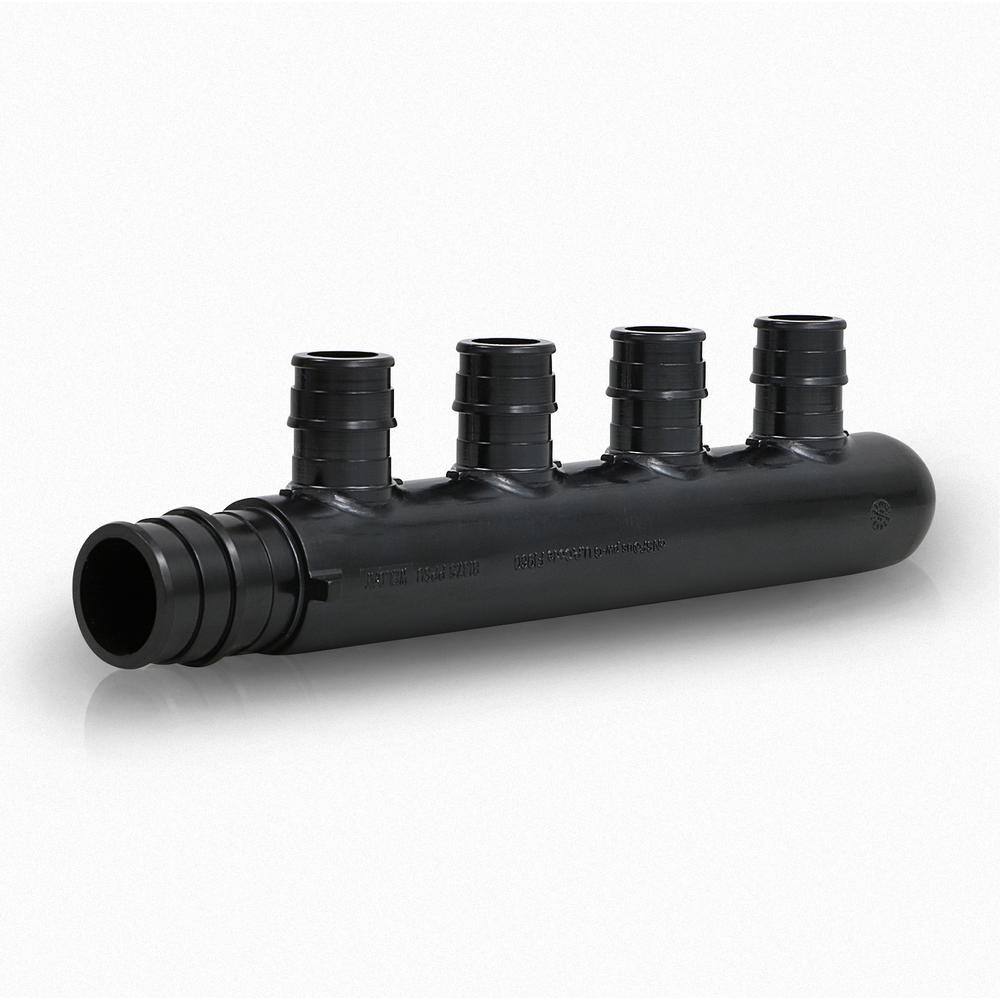 thumbnail image 2 of EFIELD 3/4 X 1/2 PPSU Pex A Expansion Closed Manifold - 2 Port, Lead Free 2 of 6