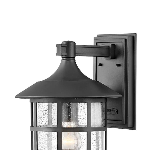 HINKLEY - Freeport 1-Light Textured Black Outdoor Wall Sconce
