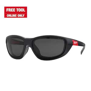 Performance Polarized Safety Glasses with Tinted Fog-Free Lenses and Gasket