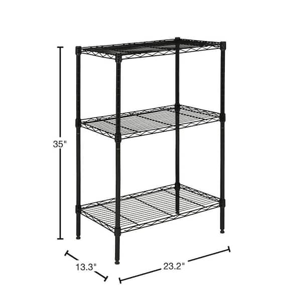 The Mini Shelf Supreme Adjustable Shelving Unit - Black