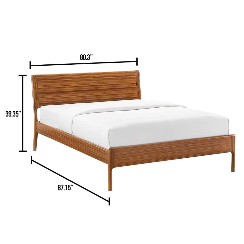 Ventura Amber King Platform Bed with Eco-Friendly Bamboo Frame