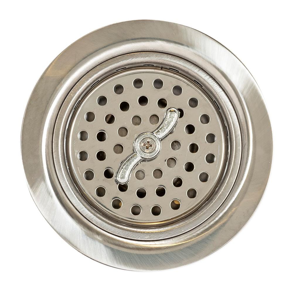 Stainless Steel Spin and Seal Kitchen Sink Strainer