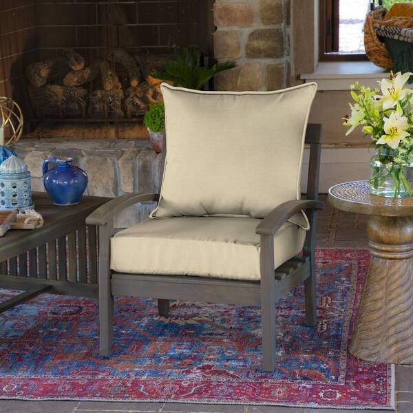 Arden Selections Leala Texture 24 In X, 24 Wide Patio Cushions
