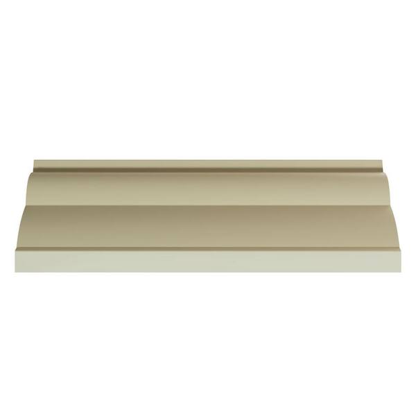 Ekena Millwork Frisco 4 in. D x 5.5 in. W x 96 in. L Polyurethane Crown Moulding