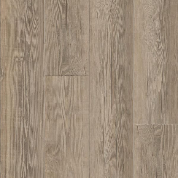 Aqua-Defy Gray Ash 7.12 in. W x 48 in. L Waterproof Luxury Vinyl Plank Flooring (23.77 Sq. ft)