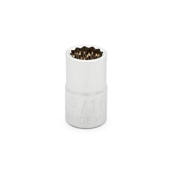 1/2 in. Drive SAE 9/16 in. 12-Point Standard Socket
